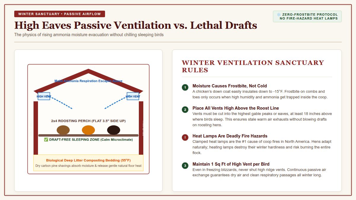 Coop Passive Ventilation Diagram